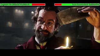 The Adventures of Tintin (2011) Final Battle with healthbars