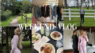 home vlog: spend the weekend with me *organizing for europe*