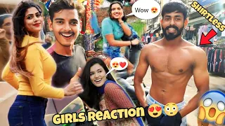 When a Shirtless Bodybuilder Goes in Public Reaction 😳😍(part - 2)  #bodybuilding  #reaction #viral