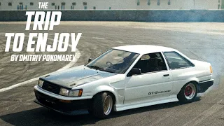 400 КМ НА TOYOTA AE85 LEVIN. ENJOY DRIFT EVENT 2023. ЕКАТЕРИНБУРГ, ЛИСТВЕННАЯ.