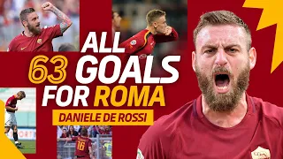 DANIELE DE ROSSI 💛❤️ | ALL 63 GOALS FOR AS ROMA 🐺