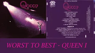 Queen I : Ranking Album Songs From Worst To Best!