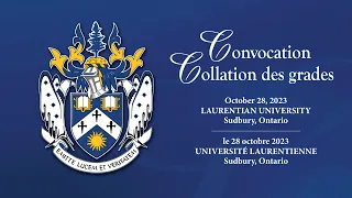 Fall Convocation 2023 / Collation des grades d'autumn 2023 - Oct. 28, 10am