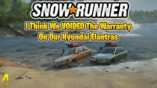 SnowRunner: I Think We VOIDED The Warranty On Our Hyundai Elantras | Top Gear Ep. #