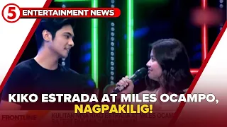 Entertainment News | Star ng 'Lumuhod Ka Sa Lupa' Kiko Estrada, nakipagkulitan kay Miles Ocampo!