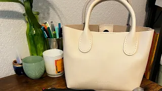 Portland Leather Goods Unboxing…Raindrop💦 in Bone👜🦴| What’s in my bag | PLG Newbie😅