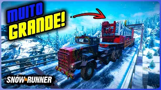 Trabalho um pouco COMPLICADO | SNOWRUNNER Derry longhorn 3194 PC Gameplay [G920]