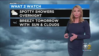 Chicago Weather: Spotty Showers Overnight, Rolling Back Warm Temperatures