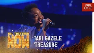 Tabi Gazele performs 'Treasure' by Bruno Mars  - All Together Now: Episode 2 - BBC One