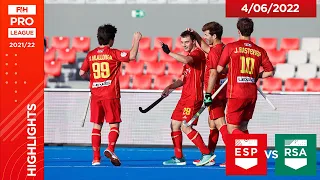 FIH Hockey Pro League Season 3: Spain vs South Africa (Men) - Game 1 highlights