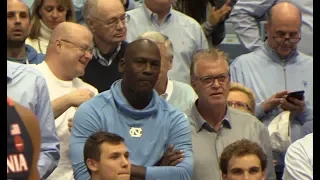 ICTV: Michael Jordan Arrives for UNC vs. Virginia