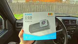 НОВИНКА 2024 НОВЫЙ КОРОЛЬ НОЧНОЙ СЬЕМКИ KAWA D10 Dash Cam ВИДЕОРЕГИСТРАТОР ( обзор запись день ночь)