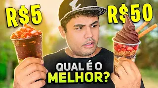 PEDIMOS O AÇAÍ MAIS CARO E O MAIS BARATO DO APLICATIVO!