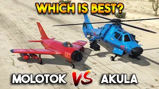 GTA 5 ONLINE : MOLOTOK VS AKULA (WHICH IS BEST?)