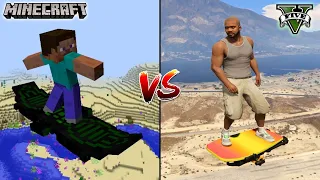 MINECRAFT HOVERBOARD VS GTA 5 HOVERBOARD - WHICH IS BEST?