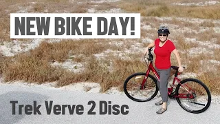 New Bike Day! Review of 2021 Trek Verve 2 Disc Lowstep