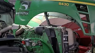 John Deere 8430- расточка моста  (ремонт осей кочения), ремонт проводки и подготовка к сезону 2022!