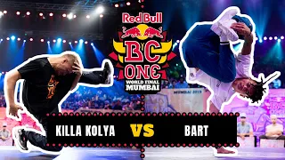 B-Boy Killa Kolya vs B-Boy Bart | Semifinal | Red Bull BC One World Final Mumbai 2019