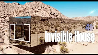 The Invisible House - Best Glass Mirror House Amazing View Desert Nature -  In Joshua Tree (4k) Ep1