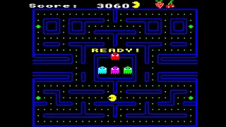 Pacman by Acornsoft for the 32k BBC Micro Model B