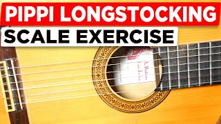 Pippi Longstocking Song - Advanced scales exercise