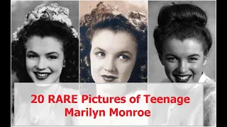 20 RARE Pictures of Teenage MARILYN MONROE
