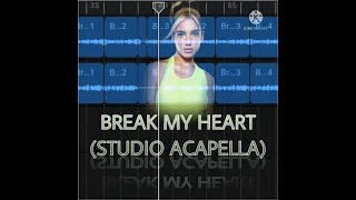 Dua Lipa: break my heart (official ACAPELLA)