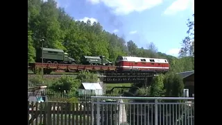 NVA auf Schienen mit 118 770-7 und 112 326-4 im Erzgebirge unterwegs