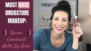 Drugstore Makeup Must Haves: Revlon Colorburst Matte Balm Sultry Review