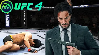 UFC4 Bruce Lee vs  Keanu Reeves EA Sports UFC 4 - Epic Fight