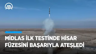 Roketsan - Milli Dikey Atım Lançer Sistemi #MİDLAS ilk testinde #HİSAR Füzesini başarıyla ateşledi