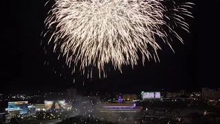 Праздничный салют в честь дня Победы