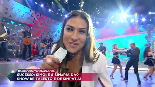 Dupla Simone e Simaria canta o hit Loka e coloca a plateia de Sabrina Sato para dançar