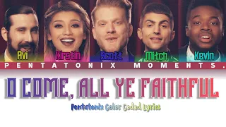[Color Coded Lyrics] Pentatonix - O Come, All Ye Faithful