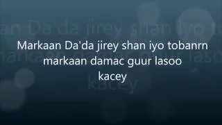 xasan aadan samatar markaan da'da jiray 15 lyrics