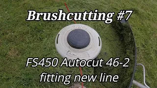 Brushcutting #7 - Stihl FS450 Autocut 46-2 fitting new line