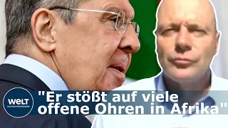 KRIEG IN DER UKRAINE: Lawrow in Afrika zur Verbreitung des russichen Narrativs