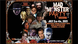 Mad Monster Party AZ July 2021 SCREAM Matthew Lillard Skeet Ulrich Friday the 13th 5 Jason Voorhees