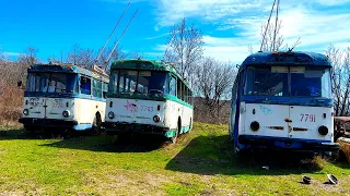 Заброшенные троллейбусы ты еще не видел Крым