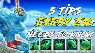 5 Tips Every Zac Needs To Know! League of Legends Zac Guide Lolfit