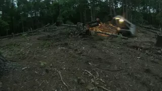 bobcat with root grapple