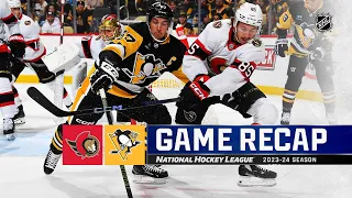 Senators @ Penguins 10/28 | NHL Highlights 2023