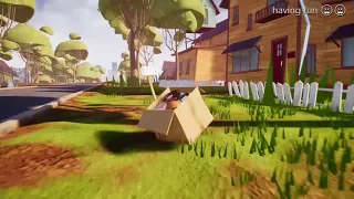 Hello Neighbor flying glitch