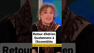 Retour du député Adrien Quatennens à l'Assemblée après sa condamnation pour violences conjugales