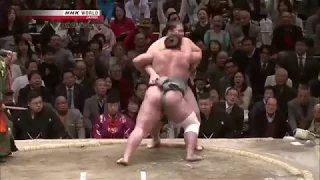 Sumo. Jan.  2018, Winner Georgian - Tochinoshin (Levan Gorgadze)