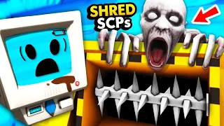 SHREDDING EVERY SCP With TEMP BOT (Job Simulator VR Funny Gameplay)