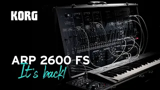 You asked, we listened. The ARP 2600 FS is back in the UK & Ireland!