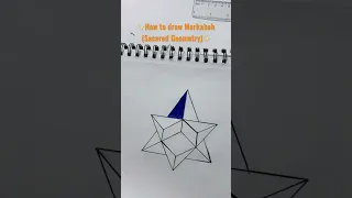 How to draw Merkabah,Watch till the end🙏🏻✨ #fyp #shorts #trending #youtubeshorts #merkabah