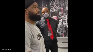 TYRON WOODLEY ALTERCATION WITH #JAKEPAUL TEAM BACKSTAGE   HD 1080p