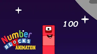 Numberblocks go to moon animations - Numberblocks fanmade animation